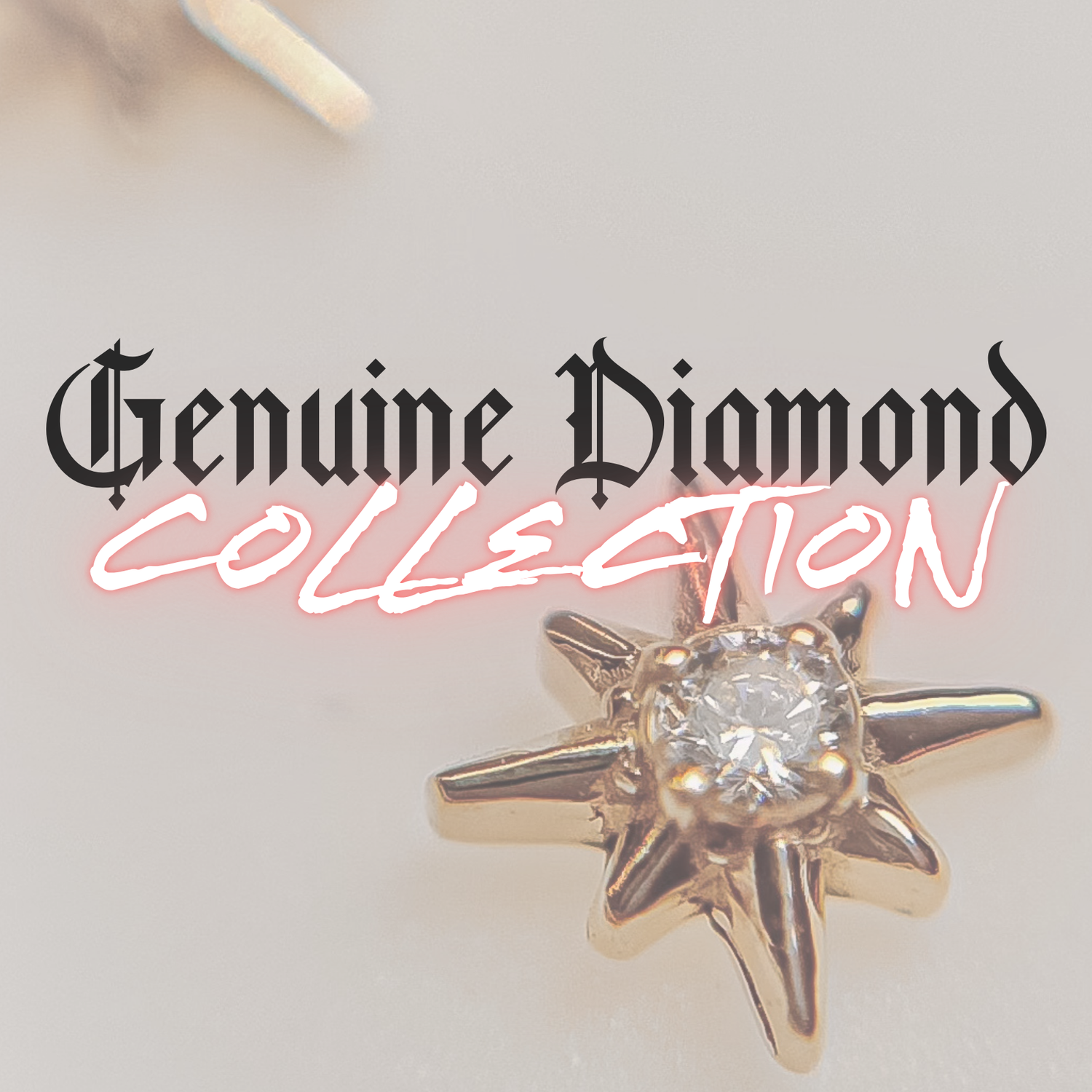 Solid Gold Genuine Diamonds
